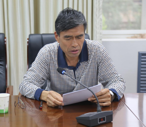 院党委副书记、纪委书记杨副旺领学习近平总书记重要讲话